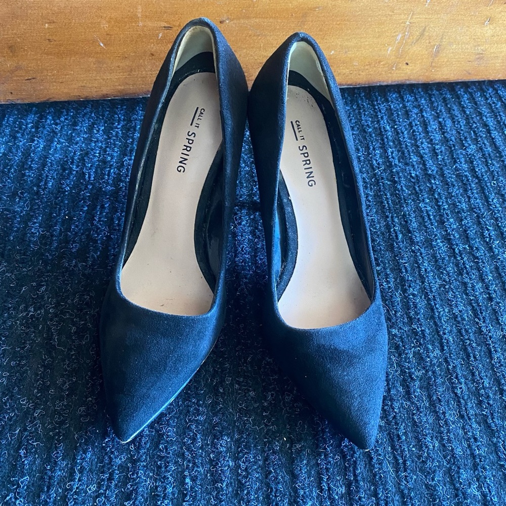 Black High Heels - Stiletto Heel - Spring